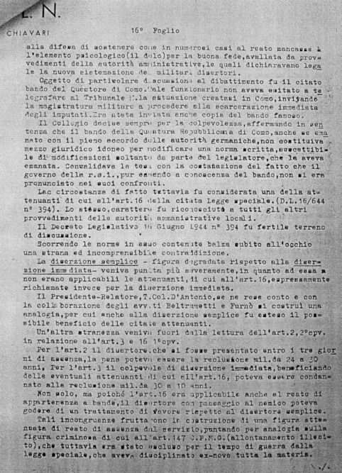 Foglio 16 – Allegato CNL Chiavari