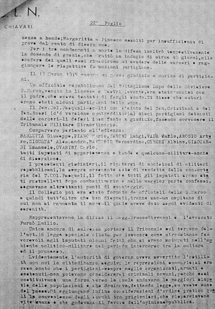 Foglio 22 – Allegato CNL Chiavari