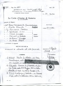 Sentenza “Virgola” – pag. 1
